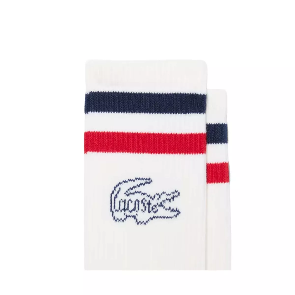 Calzini Lunghi Lacoste Bianchi (3 paia)