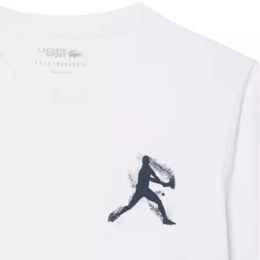 Pack T-Shirt + Cappellino Lacoste Padel x Novak Djokovic Bianco