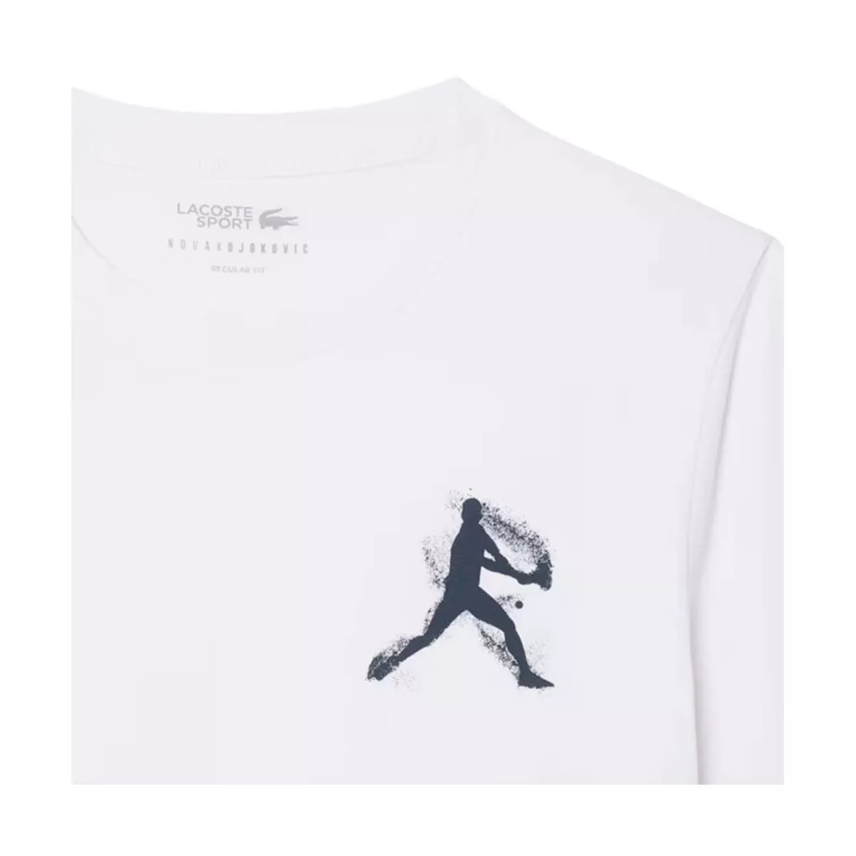 Pack T-Shirt + Cappellino Lacoste Padel x Novak Djokovic Bianco