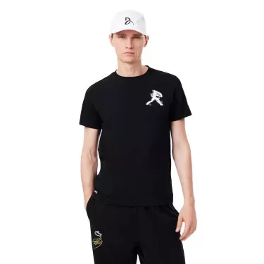 Pack Maglietta + Cappellino Lacoste Padel x Novak Djokovic Nero