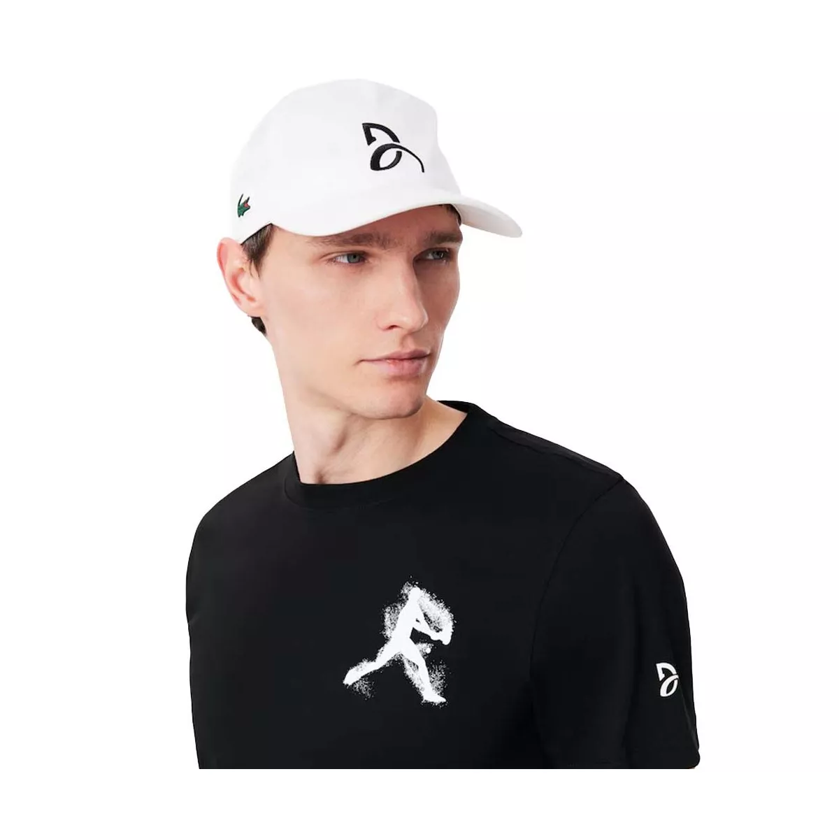 Pack Maglietta + Cappellino Lacoste Padel x Novak Djokovic Nero