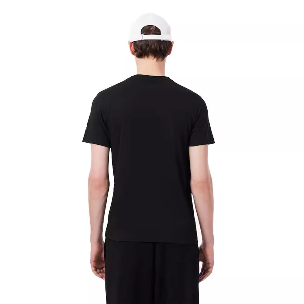 Pack Maglietta + Cappellino Lacoste Padel x Novak Djokovic Nero