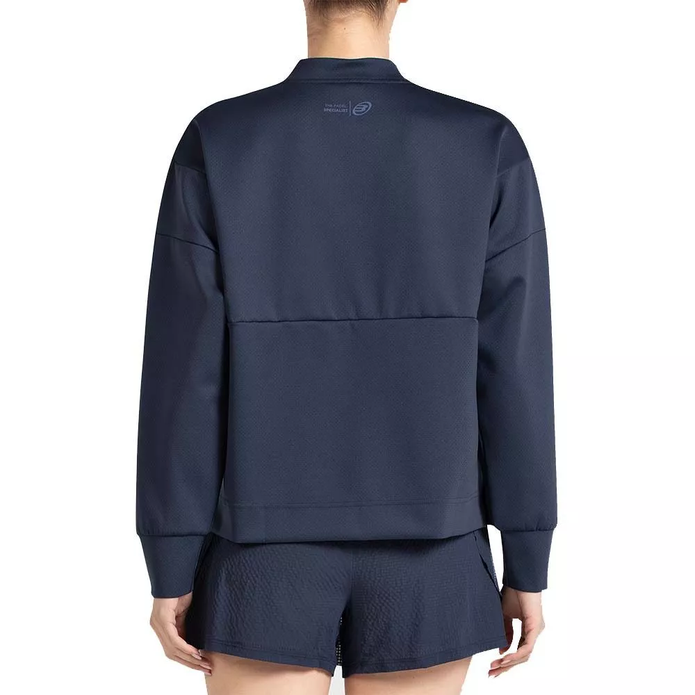 Felpa Bullpadel Pedina Donna Blu Navy