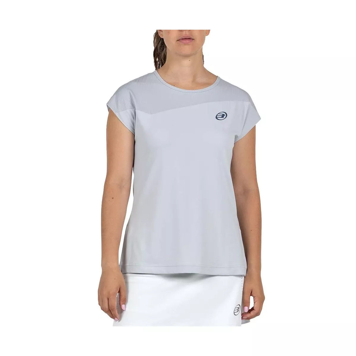 Maglietta Bullpadel Pailea Donna Grigia per Padel