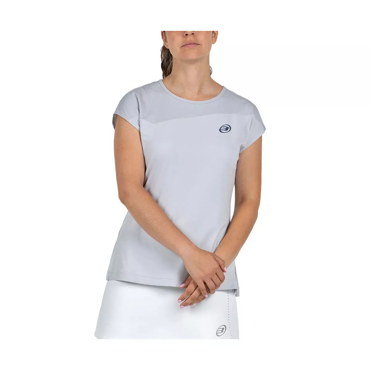Maglietta Bullpadel Pailea Donna Grigia per Padel