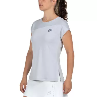 Maglietta Bullpadel Pailea Donna Grigia per Padel