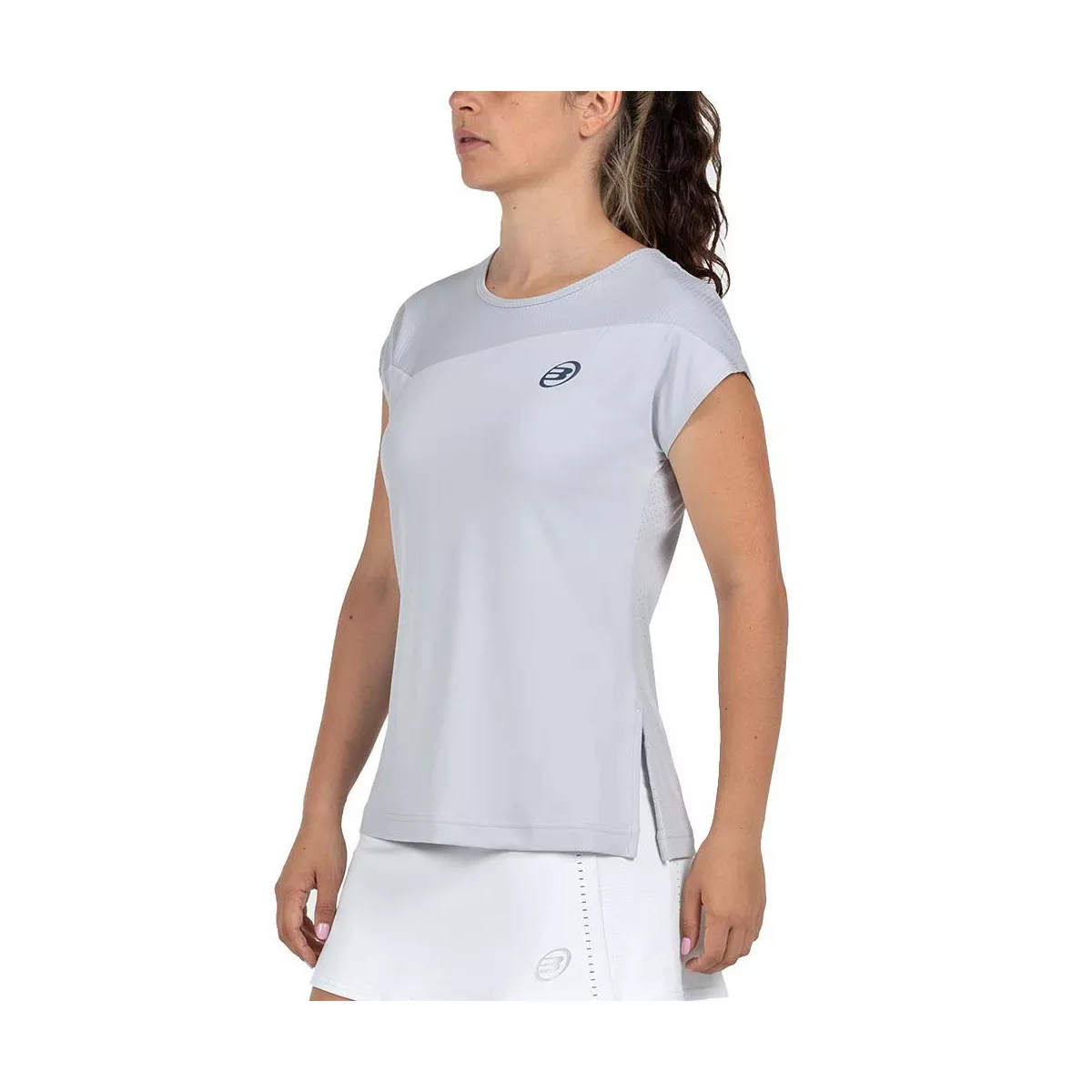 Maglietta Bullpadel Pailea Donna Grigia per Padel