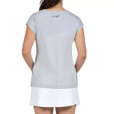 Maglietta Bullpadel Pailea Donna Grigia per Padel