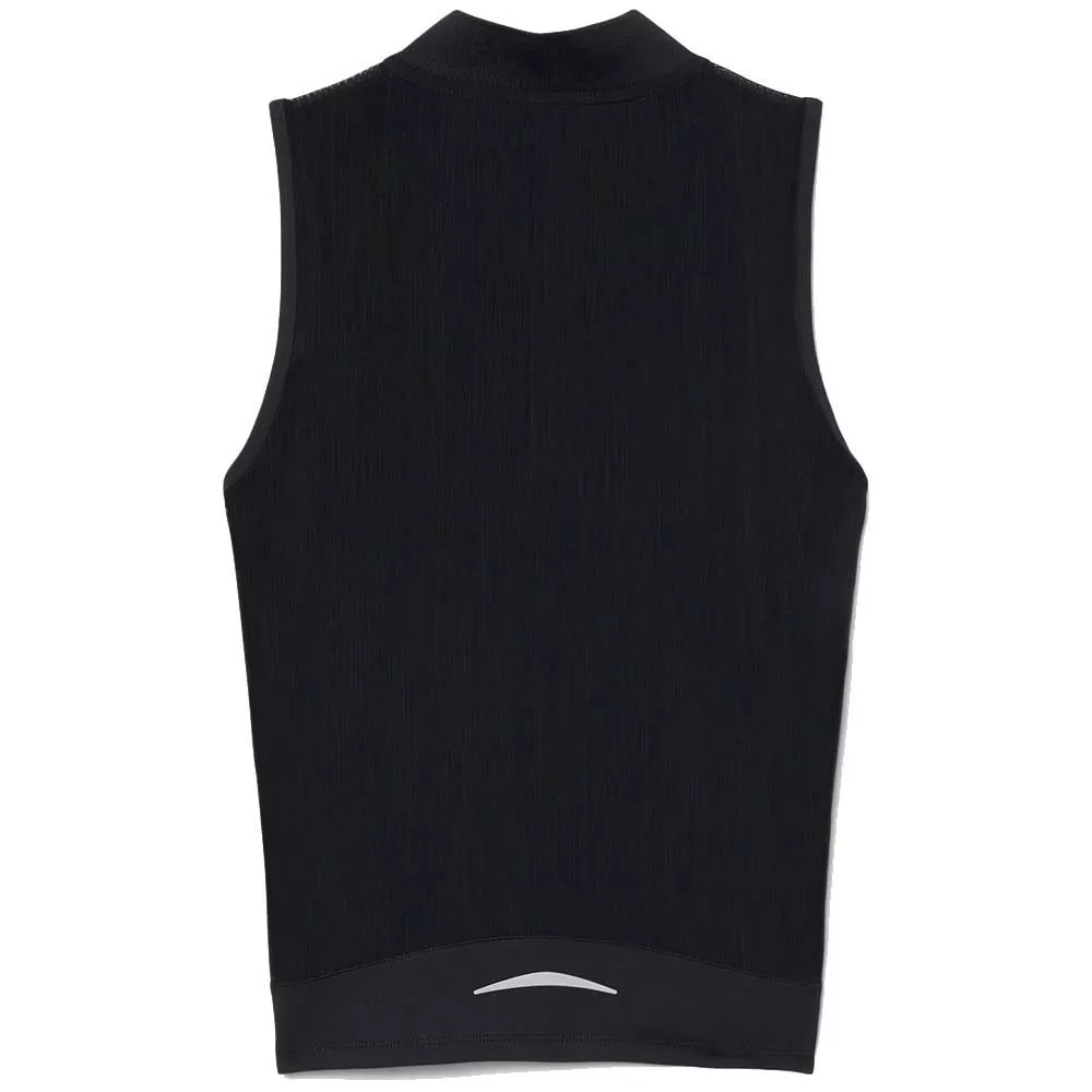 Polo Lacoste Padel Donna Senza Maniche Nero