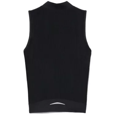 Polo Lacoste Padel Donna Senza Maniche Nero