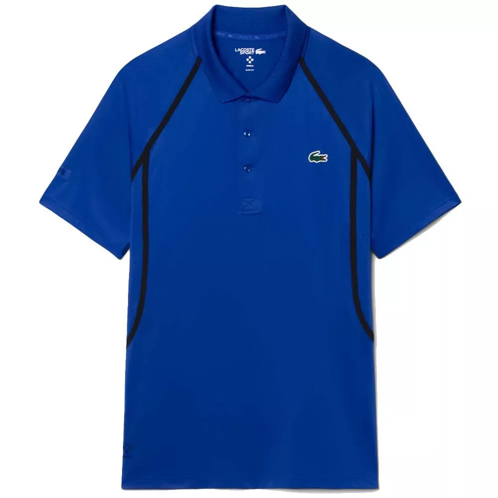 Polo Lacoste Padel Daniil Medvedev Blu