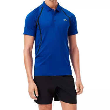 Polo Lacoste Padel Daniil Medvedev Blu