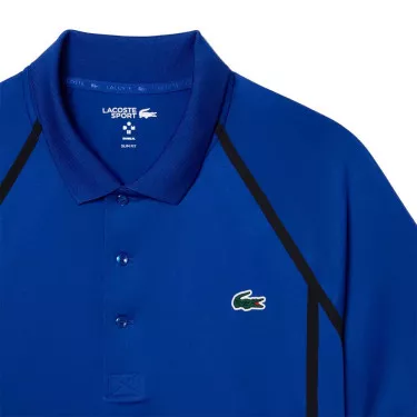 Polo Lacoste Padel Daniil Medvedev Blu