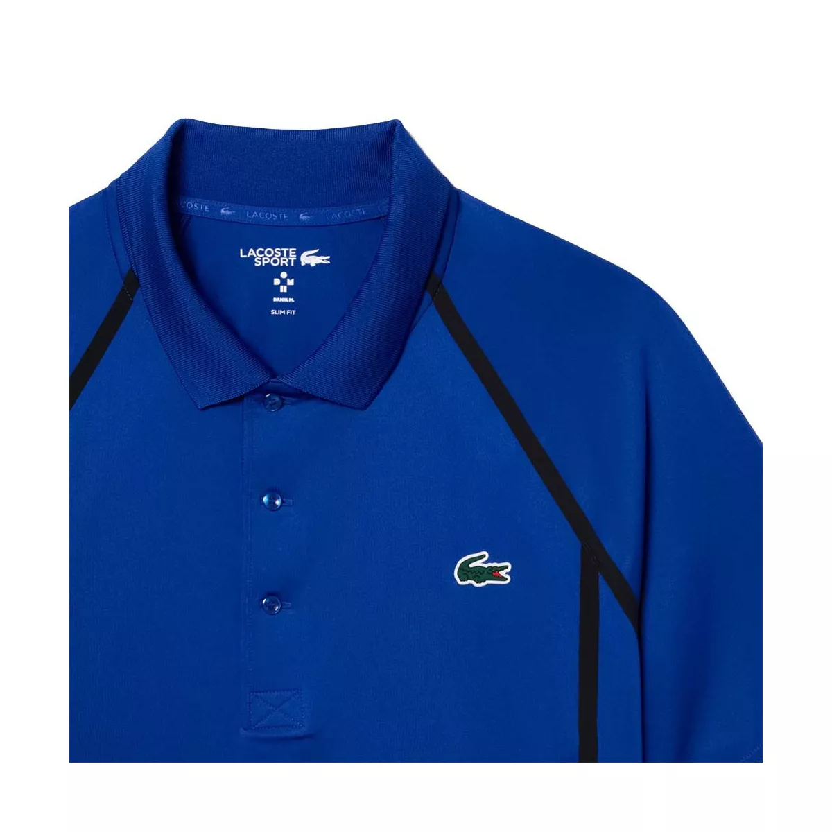 Polo Lacoste Padel Daniil Medvedev Blu