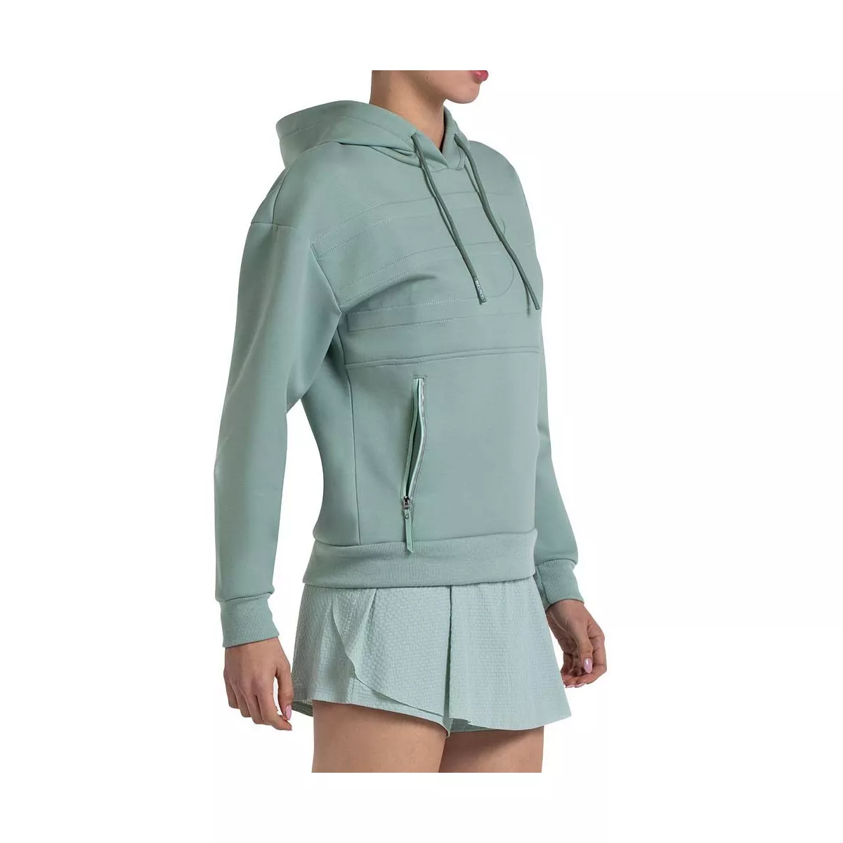 Felpa con cappuccio Bullpadel Donna Eolia Verde