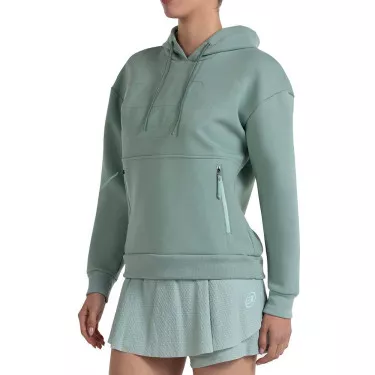 Felpa con cappuccio Bullpadel Donna Eolia Verde