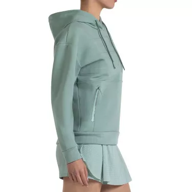 Felpa con cappuccio Bullpadel Donna Eolia Verde