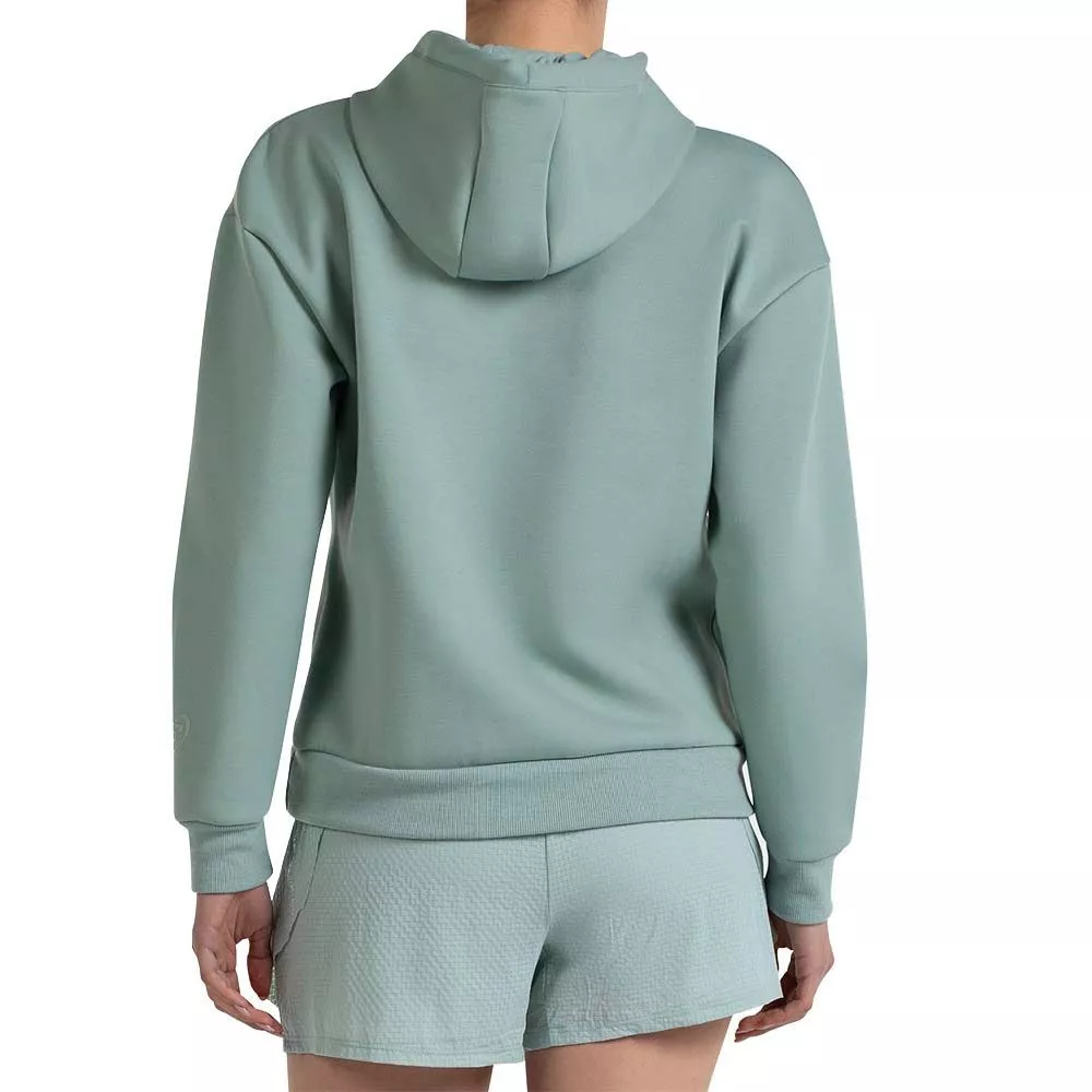 Felpa con cappuccio Bullpadel Donna Eolia Verde
