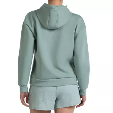 Felpa con cappuccio Bullpadel Donna Eolia Verde