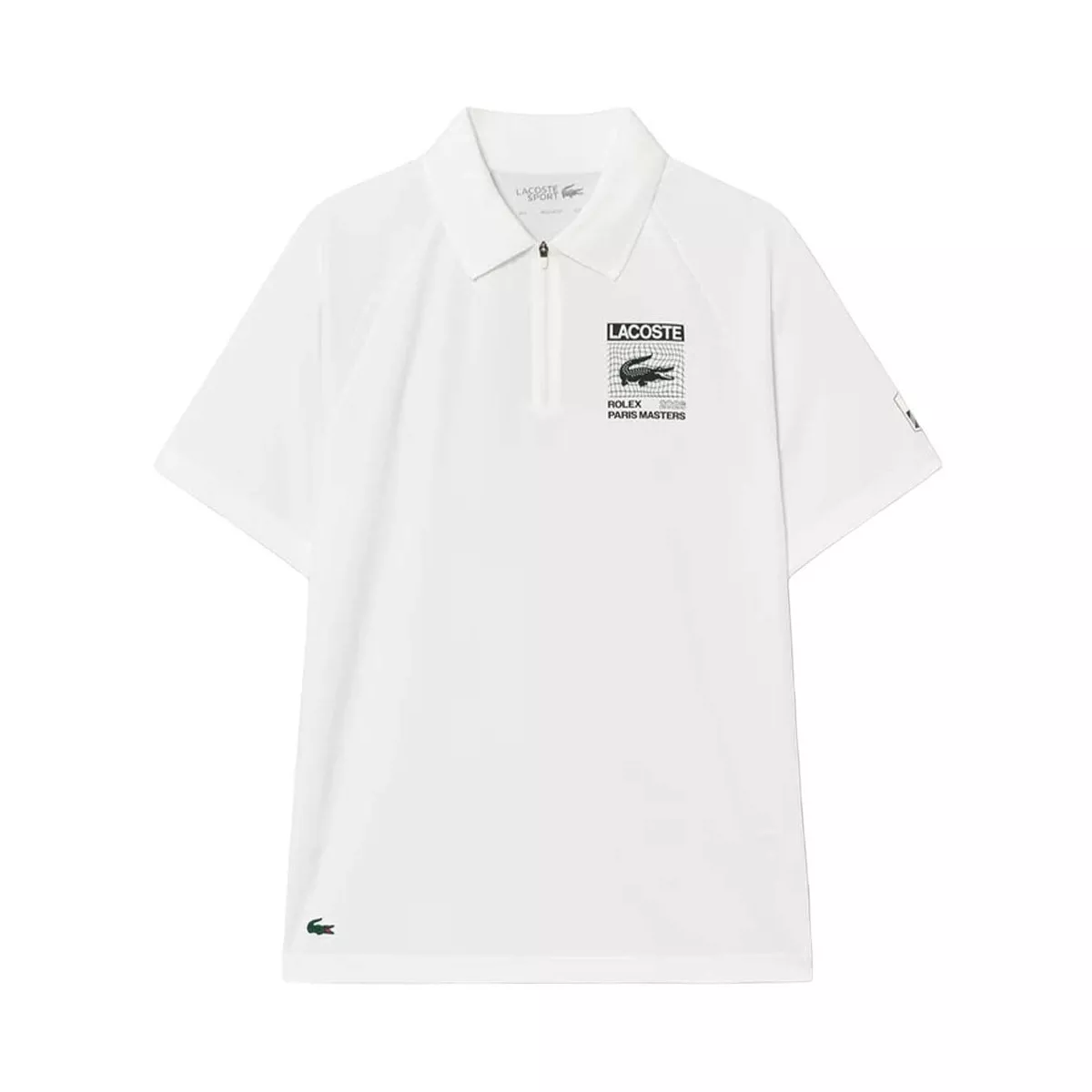 Polo Lacoste Padel Rolex Paris Bianco