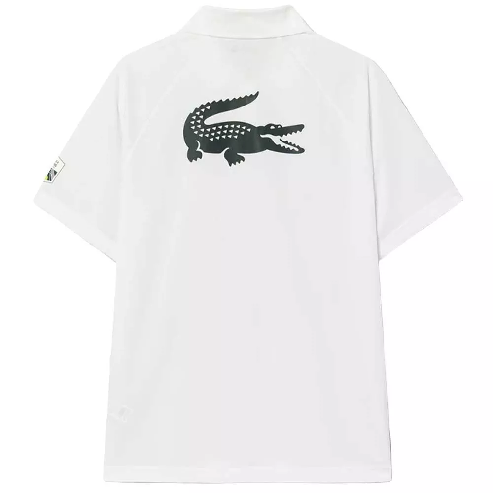 Polo Lacoste Padel Rolex Paris Bianco