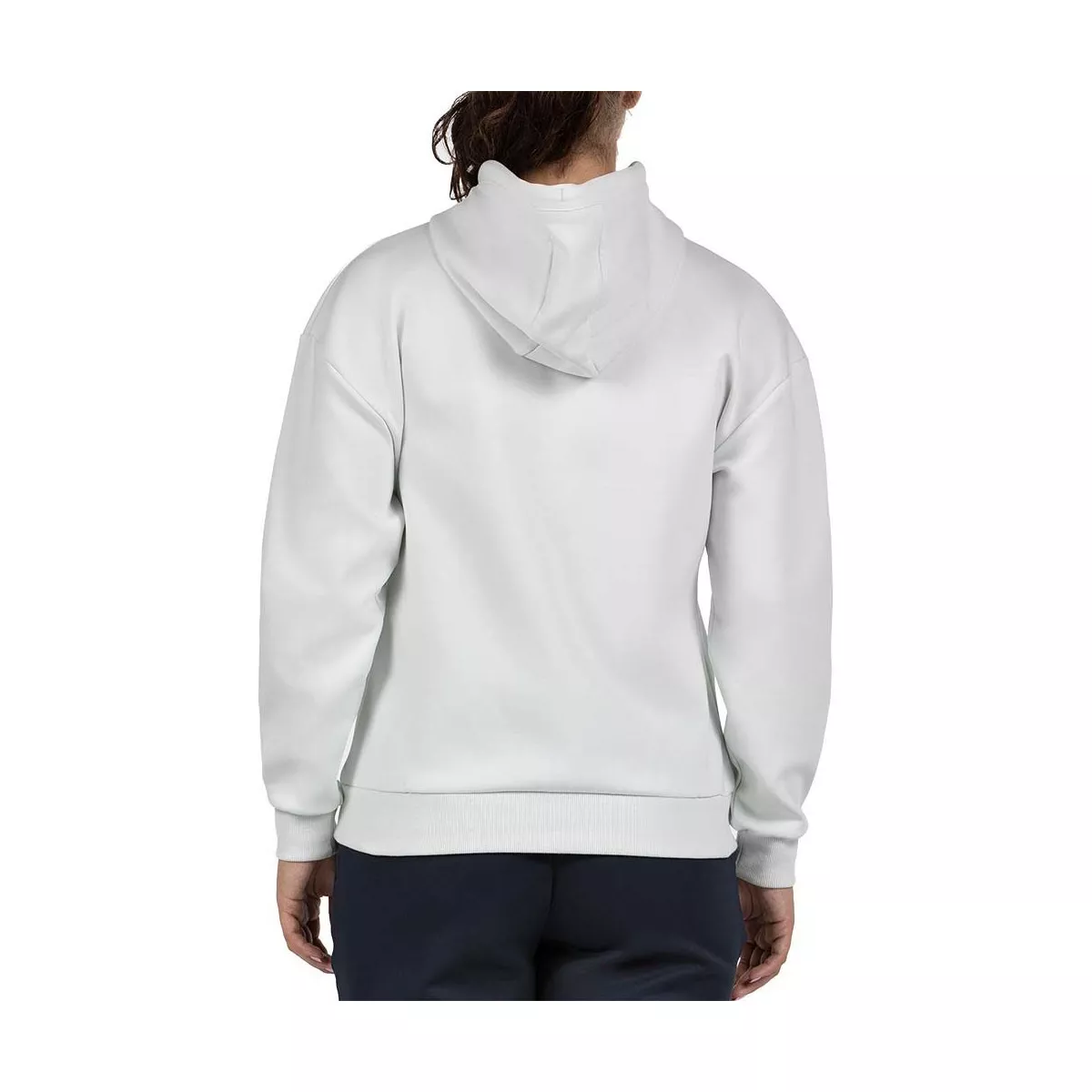 Felpa con Cappuccio Bullpadel Donna Eolia Bianca