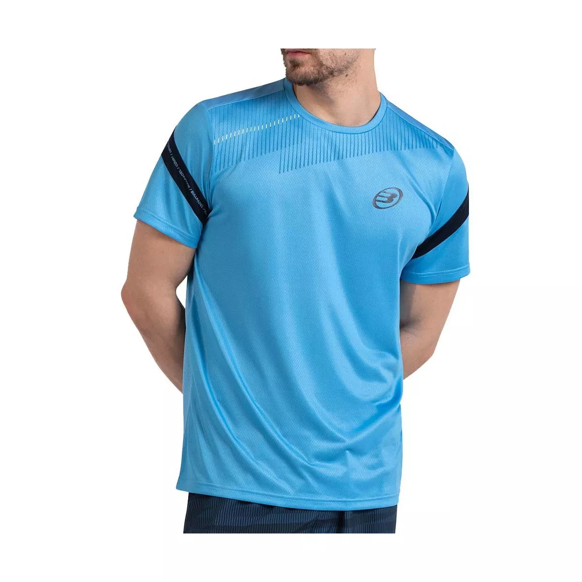 T-shirt Bullpadel Casul Azzurro