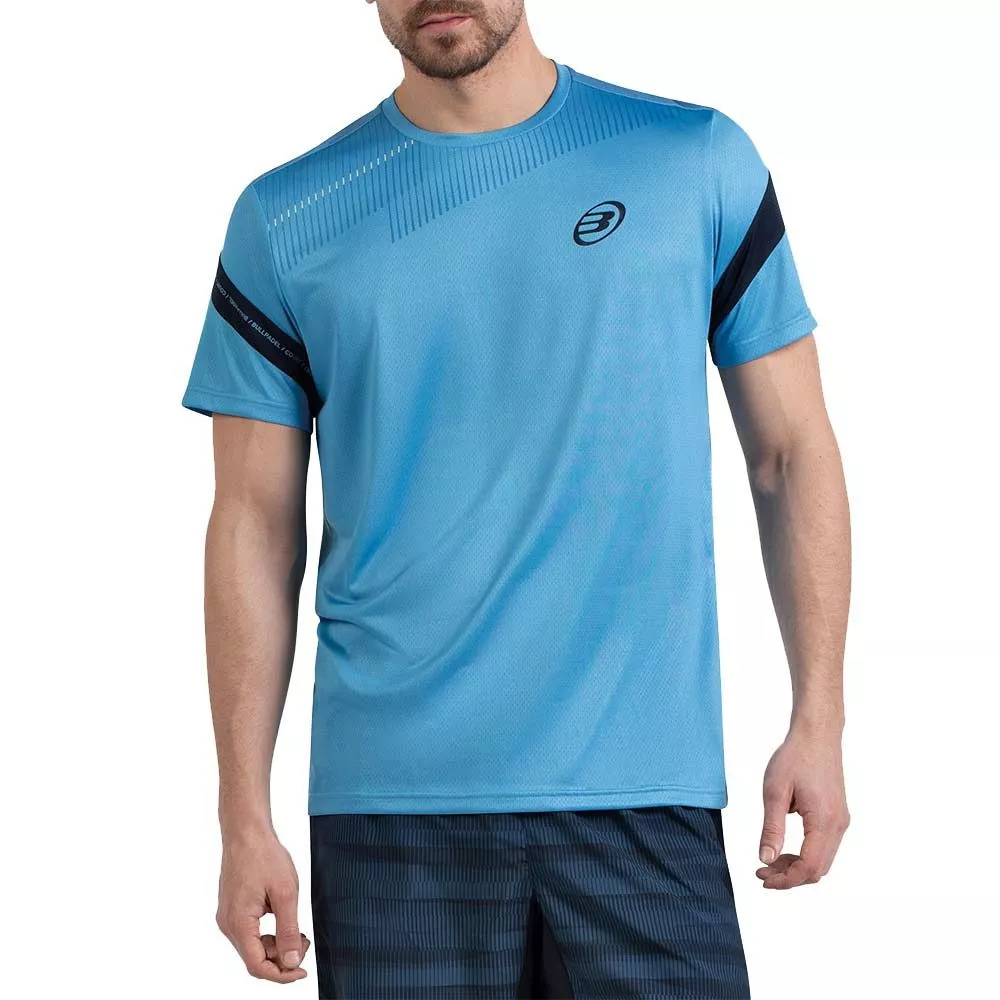 T-shirt Bullpadel Casul Azzurro