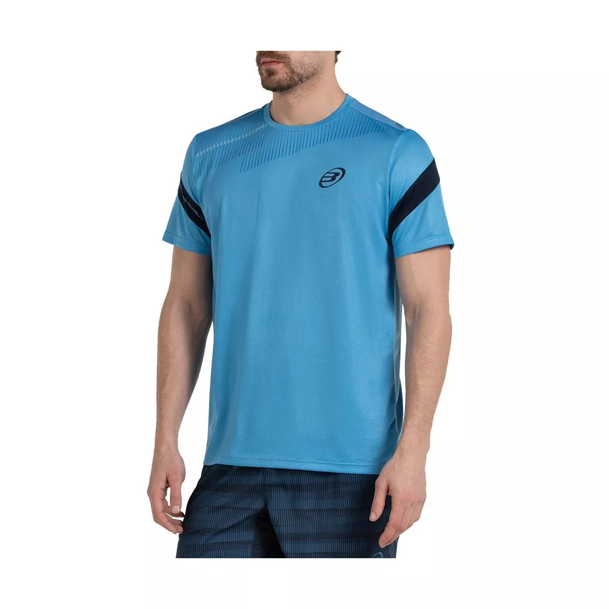 T-shirt Bullpadel Casul Azzurro