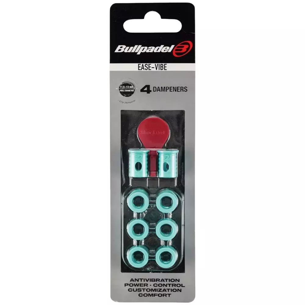 Antivibratori Bullpadel Ease Vibe x4 Blu Turchese