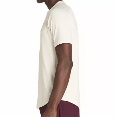 T-shirt Wilson Serve Out Uomo Bianco sporco da Padel