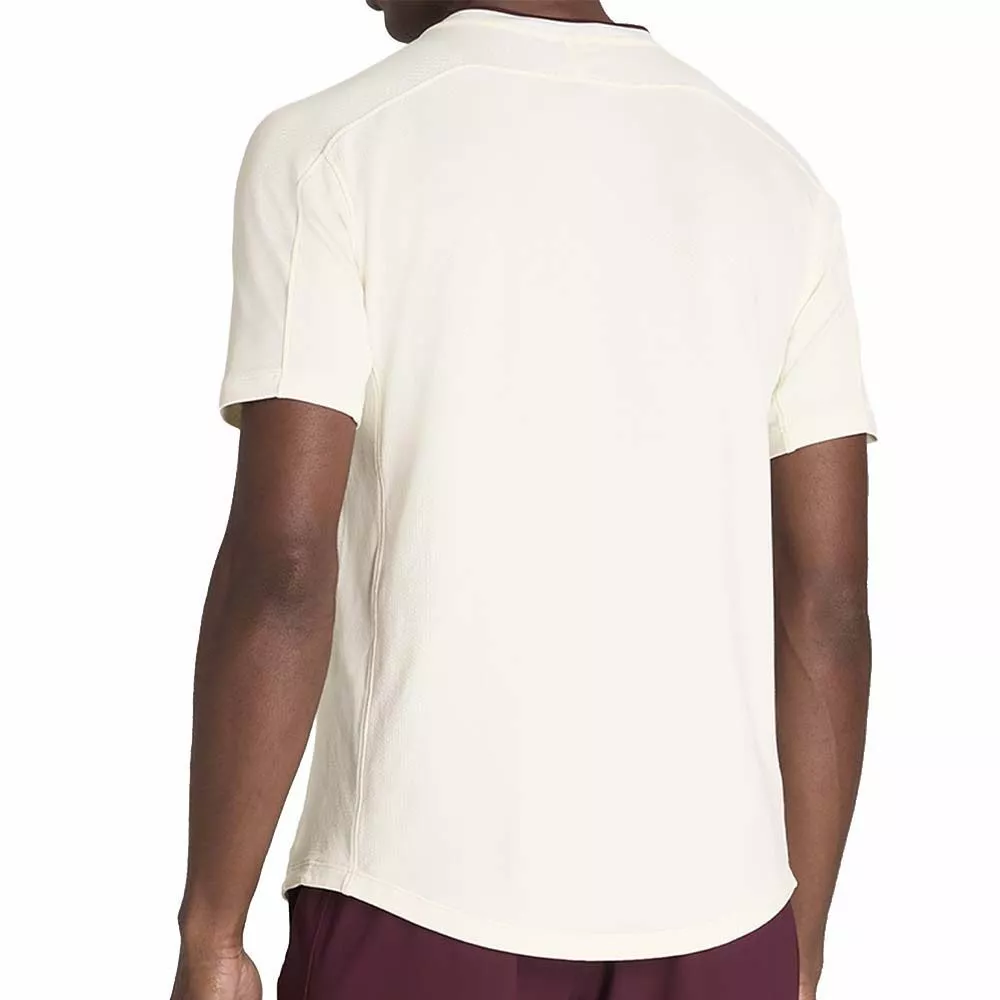 T-shirt Wilson Serve Out Uomo Bianco sporco da Padel