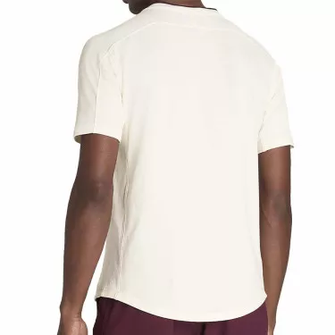 T-shirt Wilson Serve Out Uomo Bianco sporco da Padel