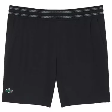 Short Lacoste Padel Ultra Dry Riflettente Nero