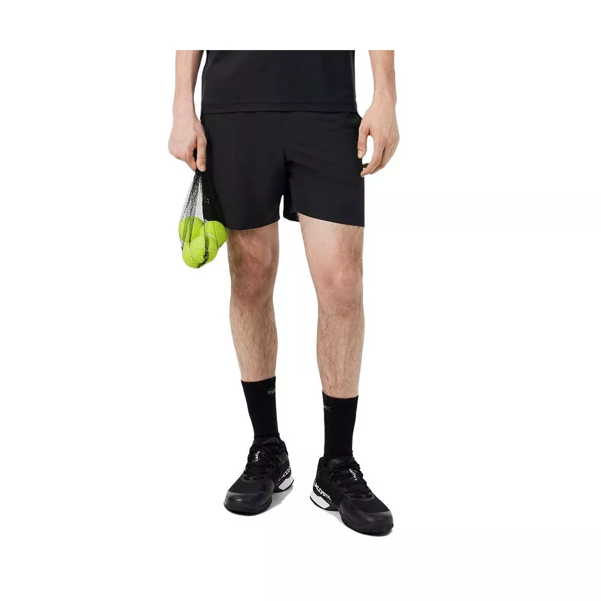Short Lacoste Padel Ultra Dry Riflettente Nero