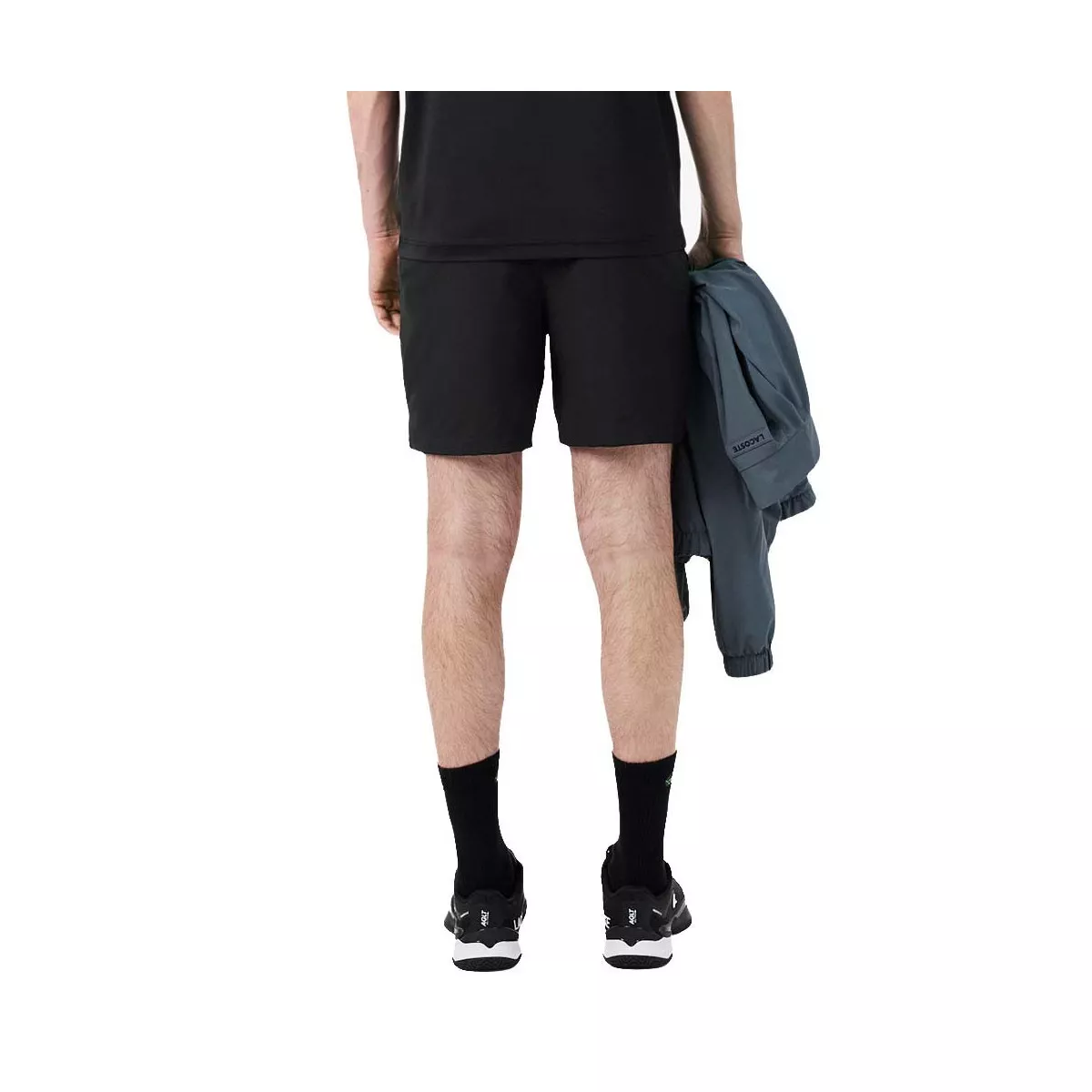 Short Lacoste Padel Ultra Dry Riflettente Nero