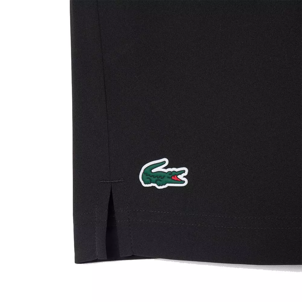 Short Lacoste Padel Ultra Dry Riflettente Nero