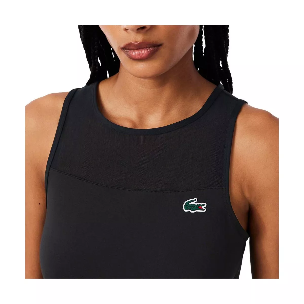 Abito Lacoste Padel Plissettato Nero