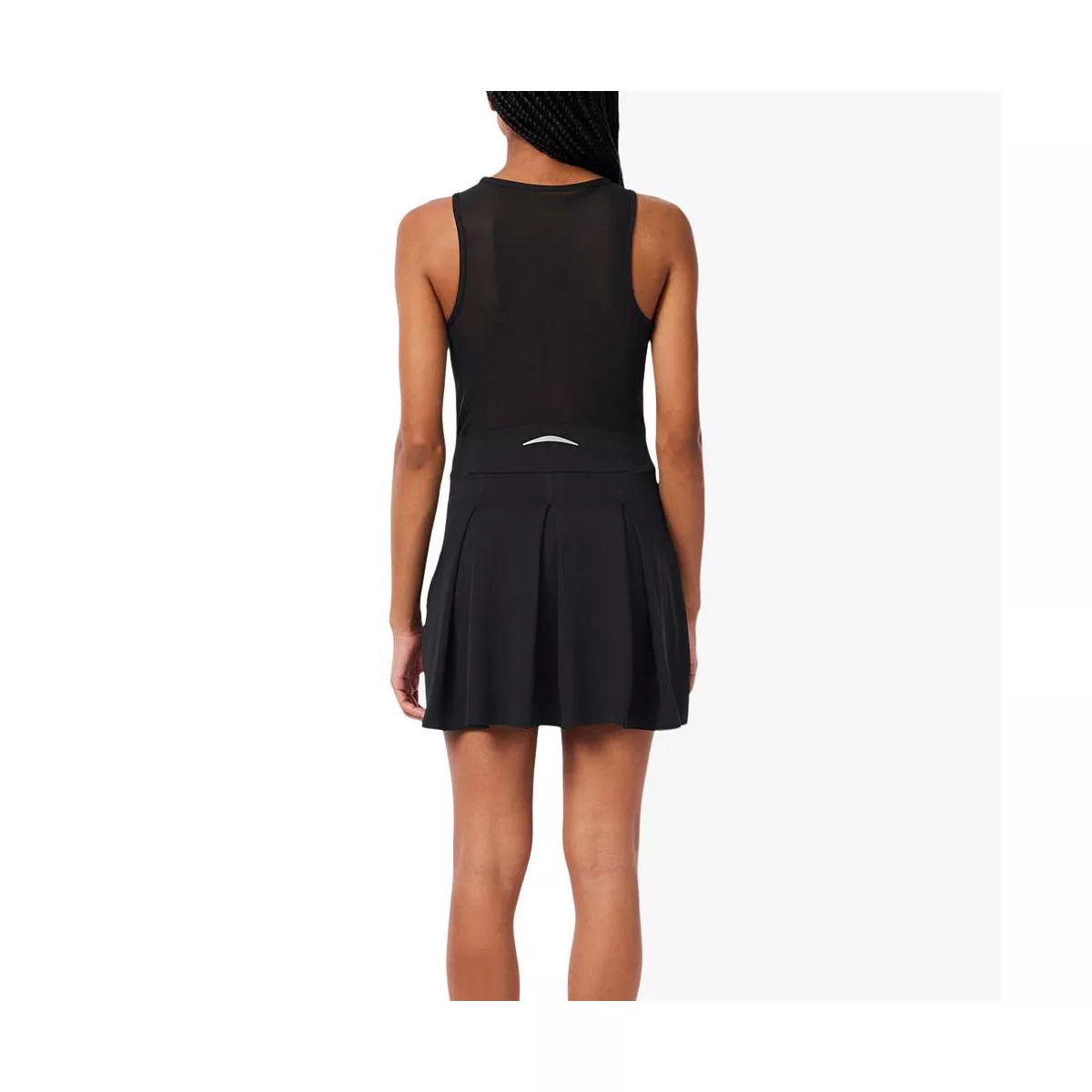 Abito Lacoste Padel Plissettato Nero