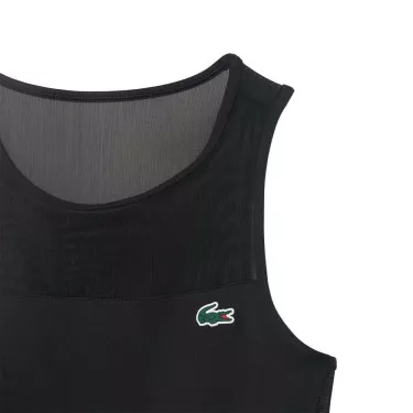 Abito Lacoste Padel Plissettato Nero
