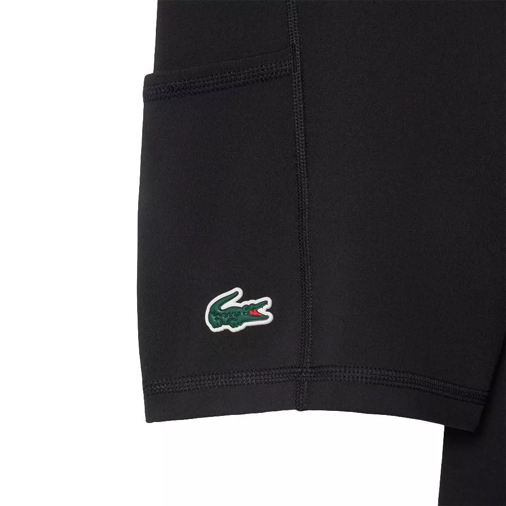 Abito Lacoste Padel Plissettato Nero