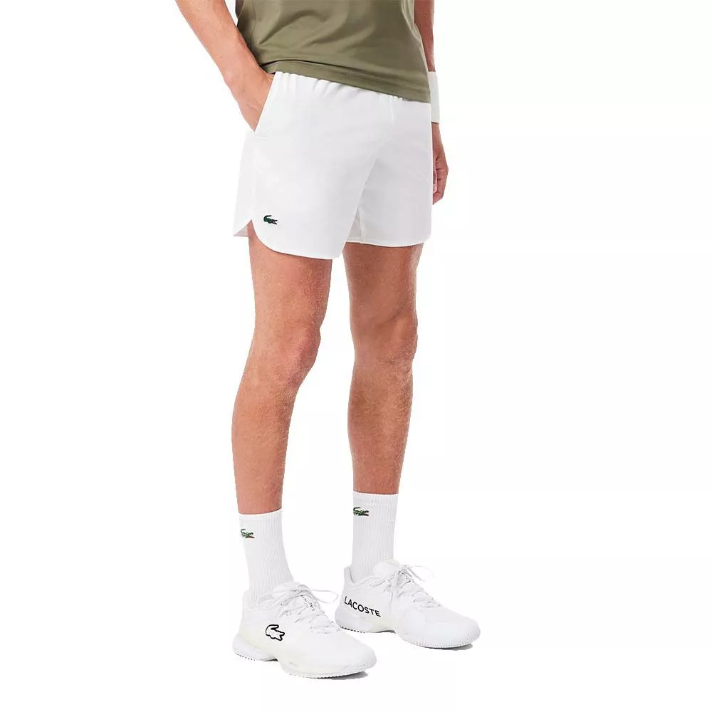 Short Lacoste Padel x Novak Djokovic On Court Bianco