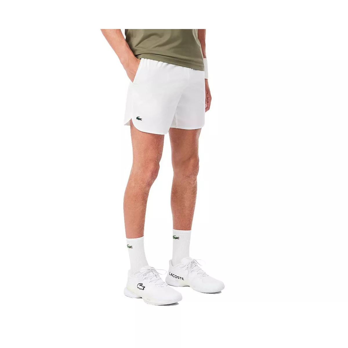 Short Lacoste Padel x Novak Djokovic On Court Bianco