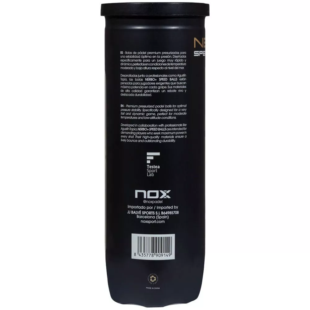 Confezione da 3 Palline Nox Nerbo+ Speed