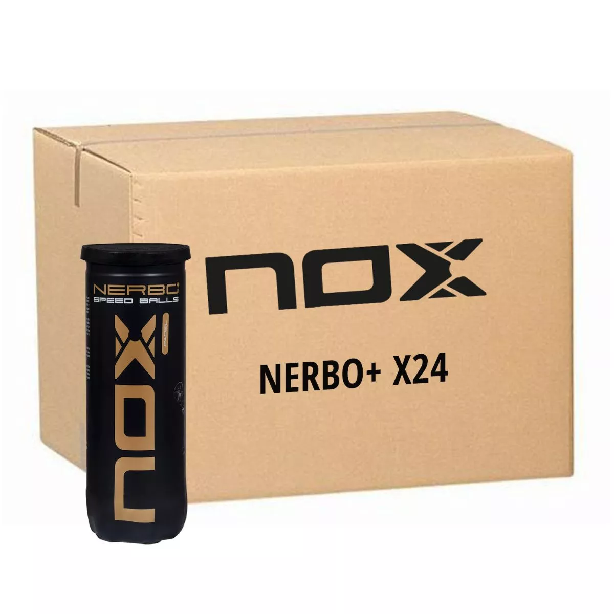 Cartone da 24 tubi da 3 palline Nox Nerbo+ Speed