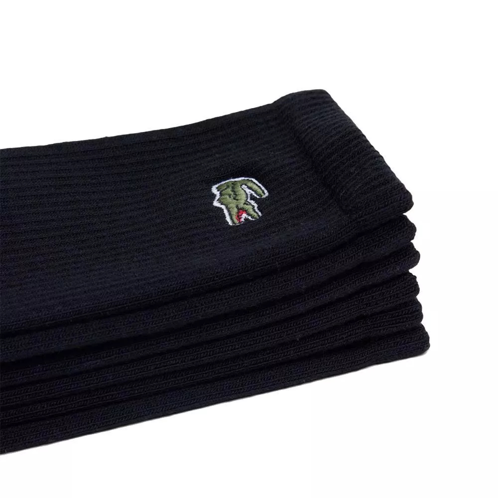 Calze Lacoste Sport Lunghe Nere (3 paia)